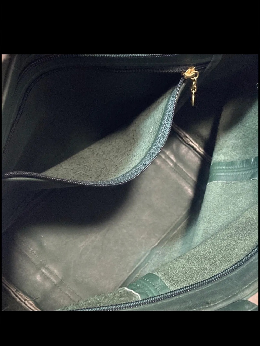 Vintage Coach Waverly Tote 4133 Bottle Green - Picture 8 of 10
